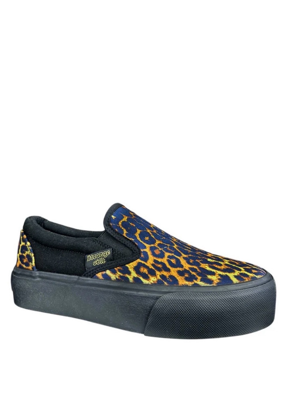 Women's Slip-On Platform Sneakers in Leopard Print